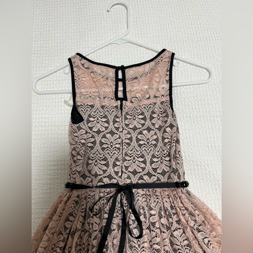Speechless Blush Pink Lace Dress - Picture 7 of 10